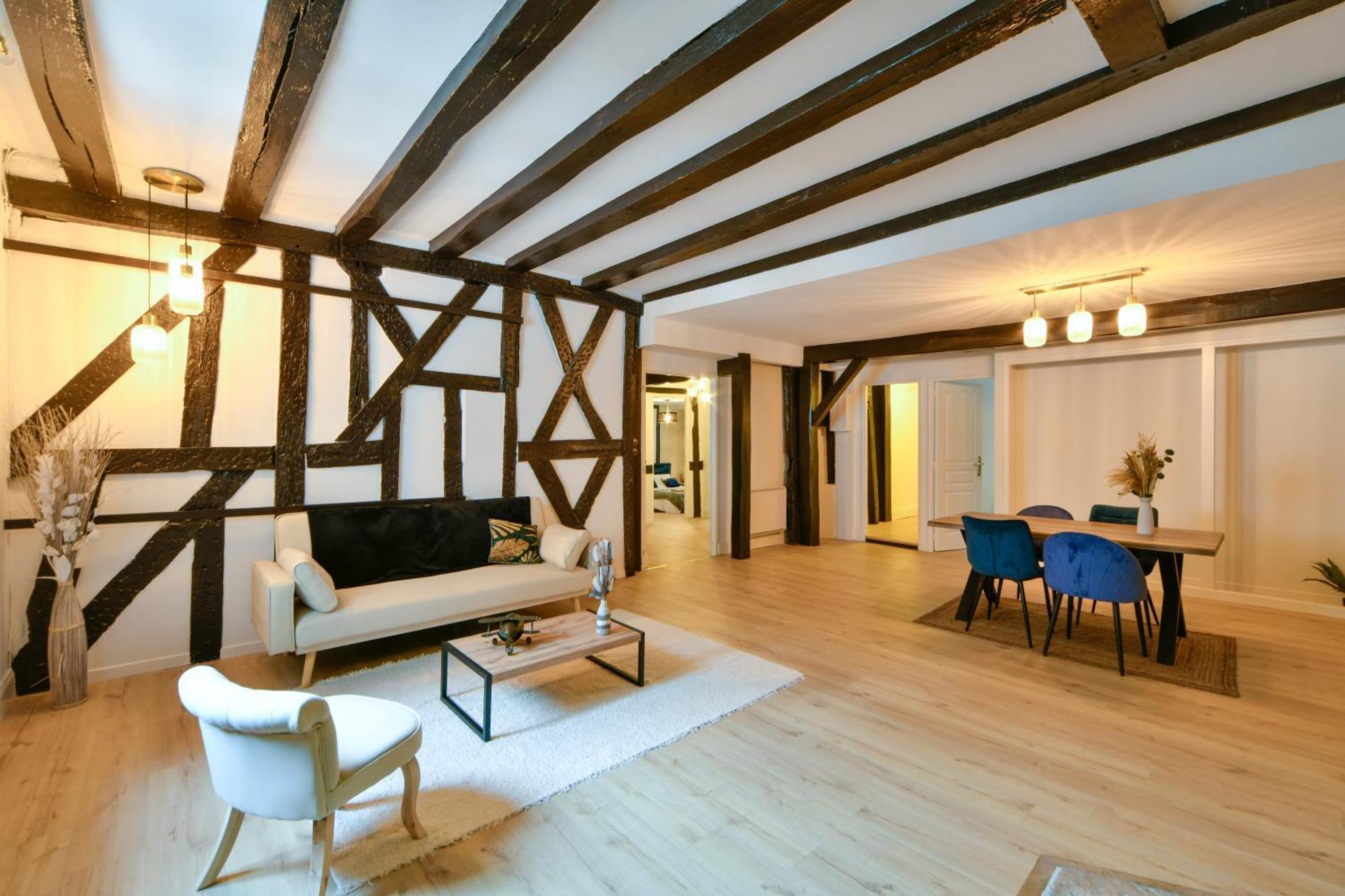 La Dame Blanche - Appartement Hypercentre Historique Bourges Bagian luar foto
